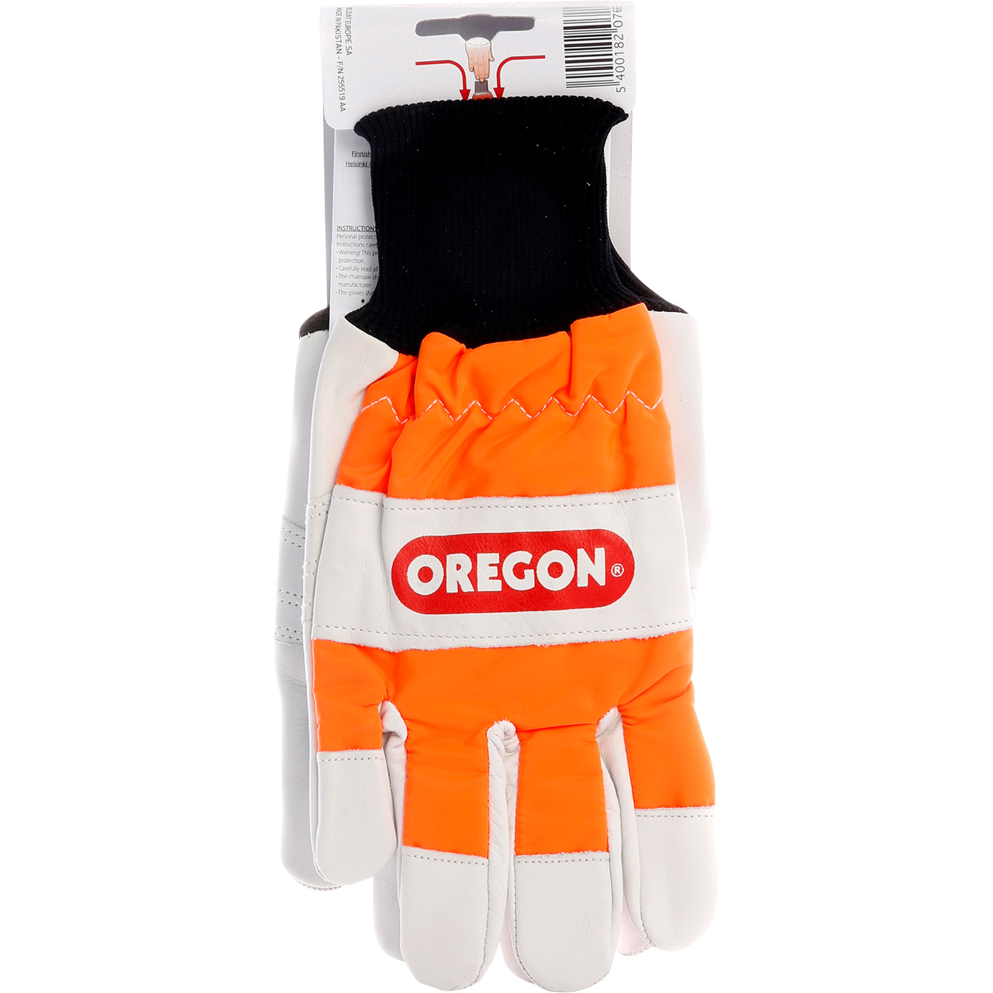 Oregon Chainsaw Gloves, Large, Size 10, Model# 91305L